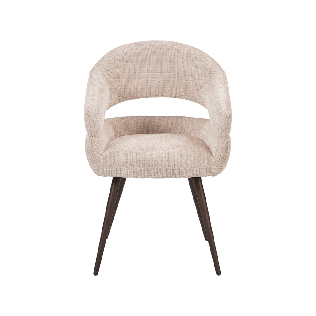 pro_114878_img_9293566 LABEL51 Eetkamerstoelen Pia - Naturel - Chenille - One Size