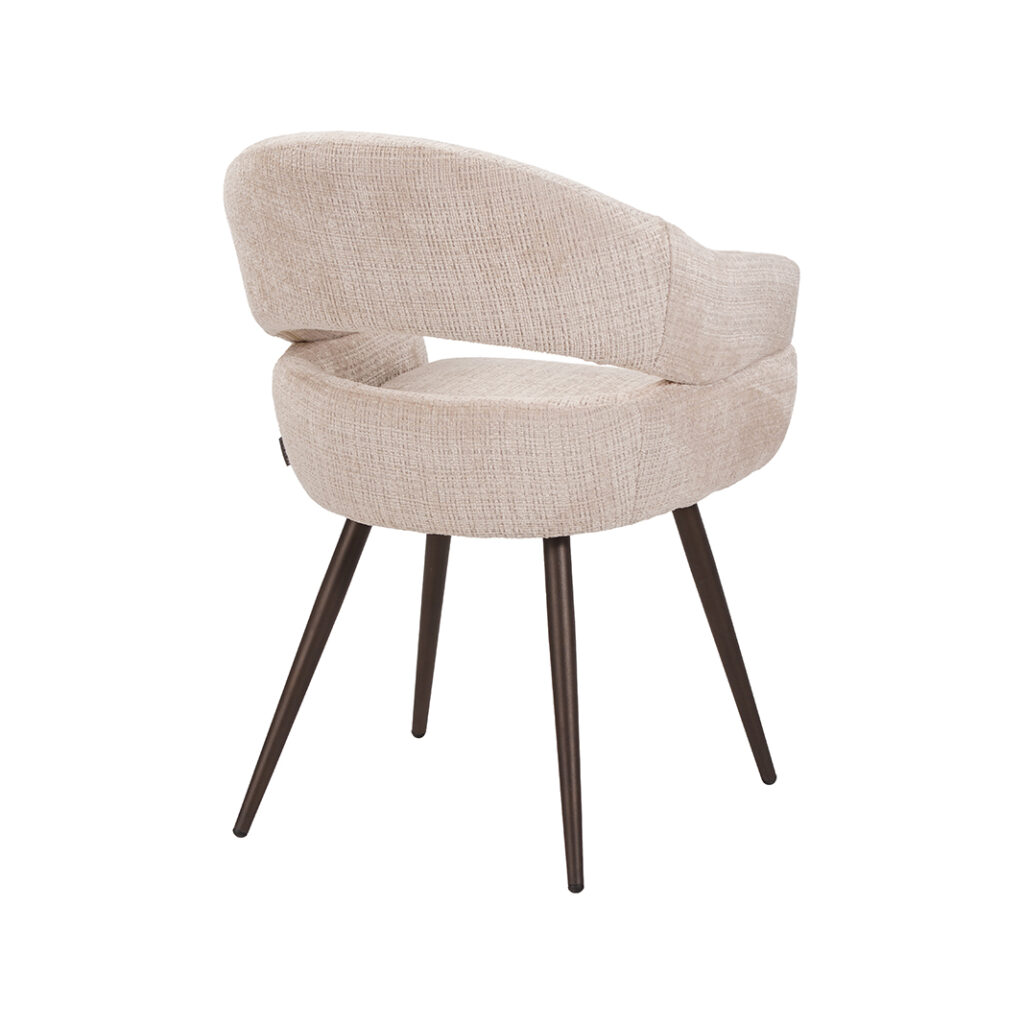 pro_114878_img_9293568 LABEL51 Eetkamerstoelen Pia - Naturel - Chenille - One Size