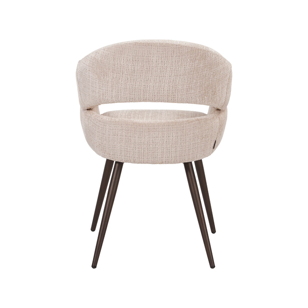 pro_114878_img_9293569 LABEL51 Eetkamerstoelen Pia - Naturel - Chenille - One Size