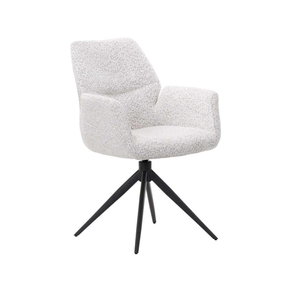 LABEL51 Eetkamerstoelen Epic - Champagne - Geweven