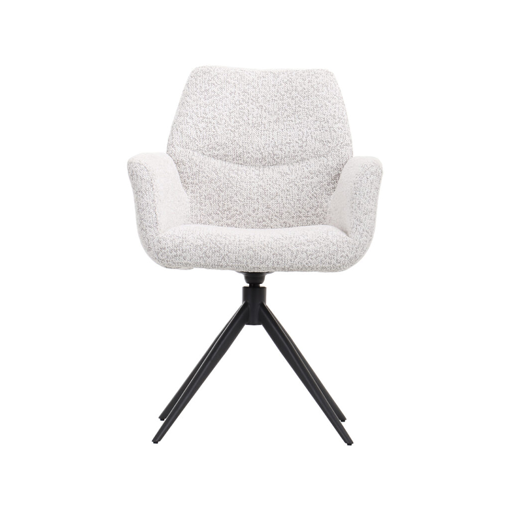 LABEL51 Eetkamerstoelen Epic - Champagne - Geweven