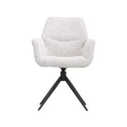 LABEL51 Eetkamerstoelen Epic - Champagne - Geweven