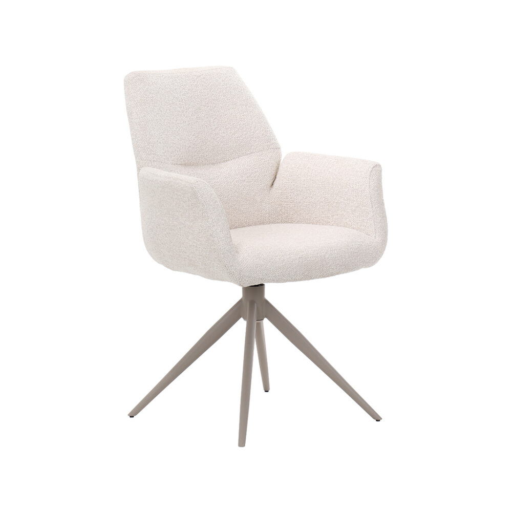 LABEL51 Eetkamerstoelen Epic - Naturel - Geweven