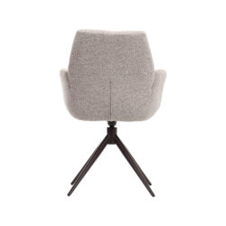 LABEL51 Eetkamerstoelen Epic - Beige - Geweven