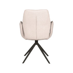 pro_81103_img_9107143 LABEL51 Eetkamerstoelen Mellow - Naturel - Boucle - Zwart Metalen Frame