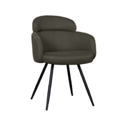 pro_92566_img_9141926 LABEL51 Eetkamerstoelen Dinner - Hunter - Geweven - Zwart Metalen Frame