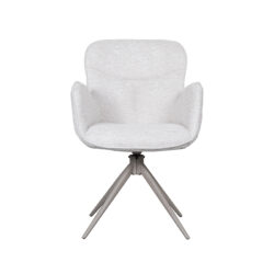 pro_92572_img_9188076 LABEL51 Eetkamerstoelen Lasse - Naturel - Geweven - Taupe Metalen Frame
