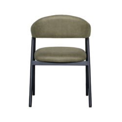 pro_92672_img_9144834 LABEL51 Eetkamerstoelen Amaze - Moss - Kunstleder - Zwart Metalen Frame