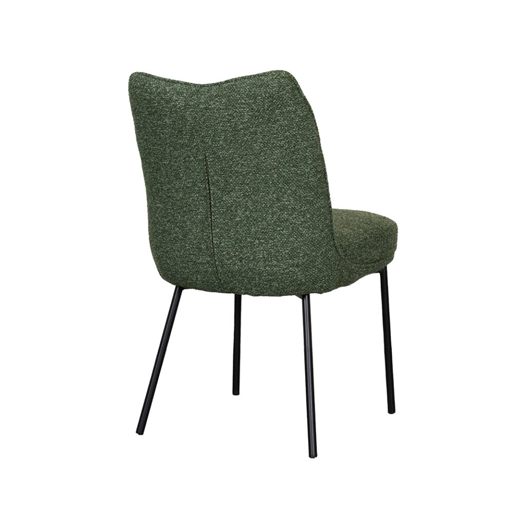 pro_92683_img_9216879 LABEL51 Eetkamerstoelen Lennon - Forest - Boucle - Zwart Metalen Frame