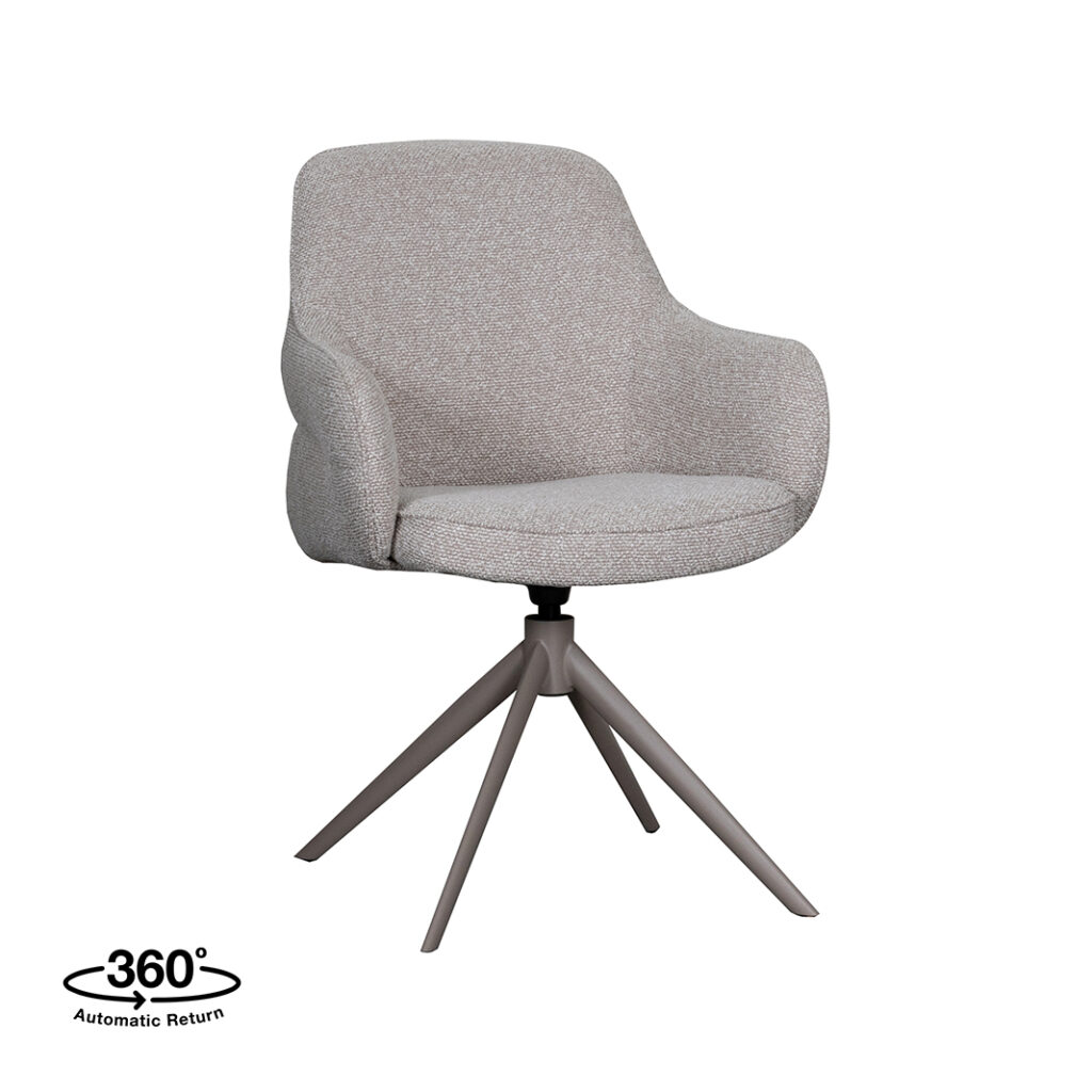 pro_92791_img_9209332 LABEL51 Eetkamerstoelen Bern - Naturel - Boucle - Taupe Metalen Frame