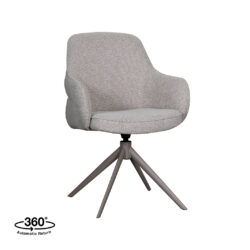 pro_92791_img_9209332 LABEL51 Eetkamerstoelen Bern - Naturel - Boucle - Taupe Metalen Frame
