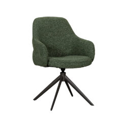LABEL51 Eetkamerstoelen Bern - Forest - Boucle - Forest Metalen Frame