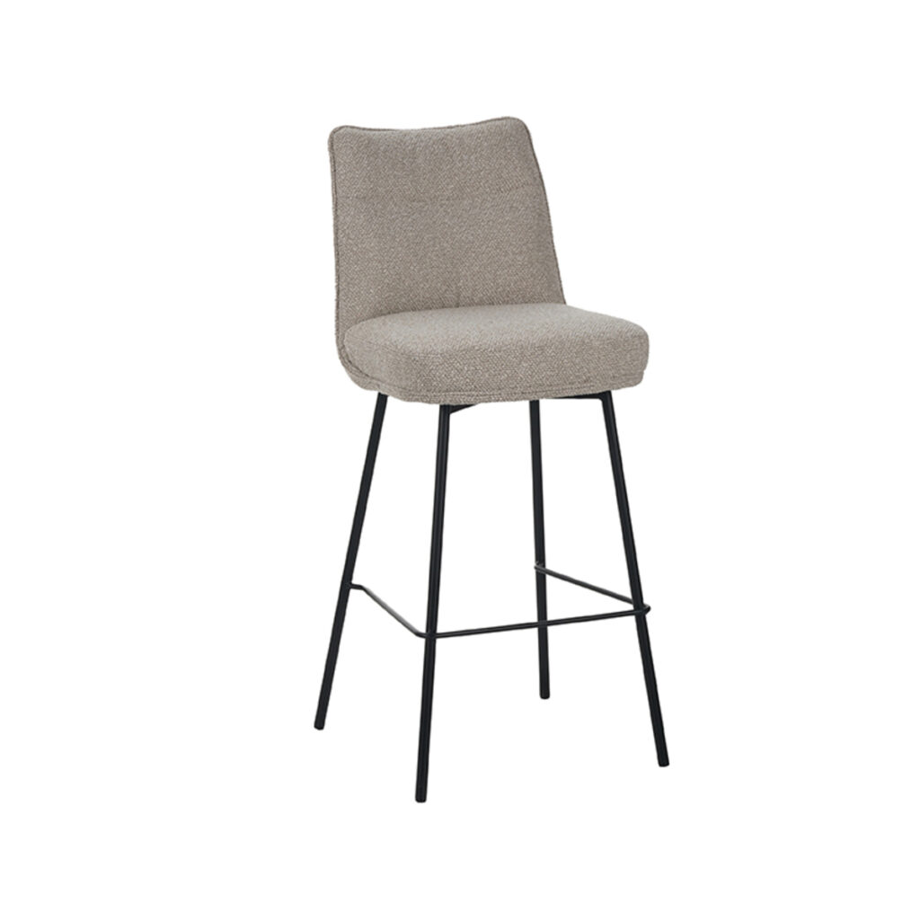LABEL51 Barkrukken Lennon - Naturel - Royal Boucle - Hoog
