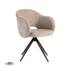 pro_95428_img_9233518 LABEL51 Eetkamerstoelen Lela - Clay - Chenille - Brons Metalen Frame
