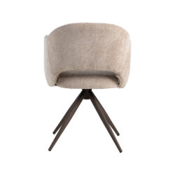 pro_95428_img_9233523 LABEL51 Eetkamerstoelen Lela - Clay - Chenille - Brons Metalen Frame