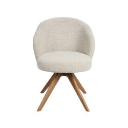 pro_96714_img_9188403 LABEL51 Eetkamerstoelen Sabi - Naturel - Boucle - Naturel Houten Frame