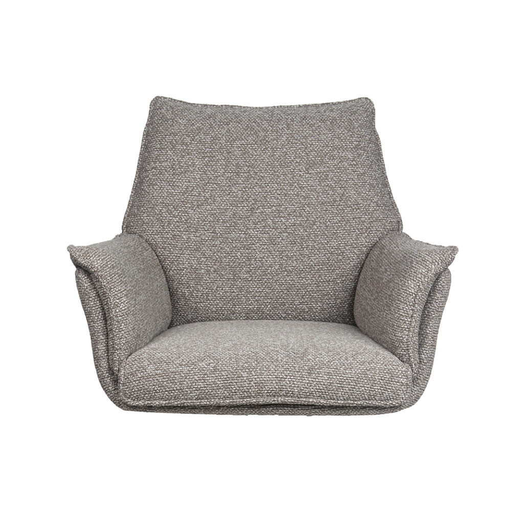 LABEL51 Eetkamerstoel The Chair Studio - Mushroom - Royal Boucle - One Size