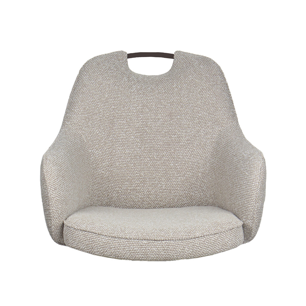 LABEL51 Eetkamerstoel The Chair Studio - Naturel - Royal Boucle - One Size