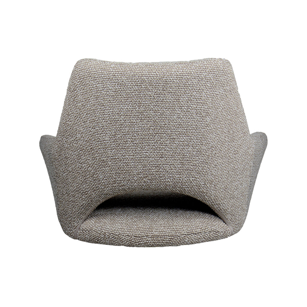 LABEL51 Eetkamerstoel The Chair Studio - Mushroom - Royal Boucle - One Size