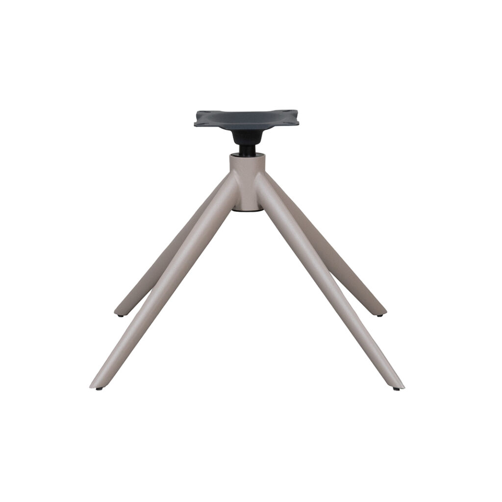 LABEL51 Eetkamerstoel The Chair Studio - Taupe - Metaal - One Size