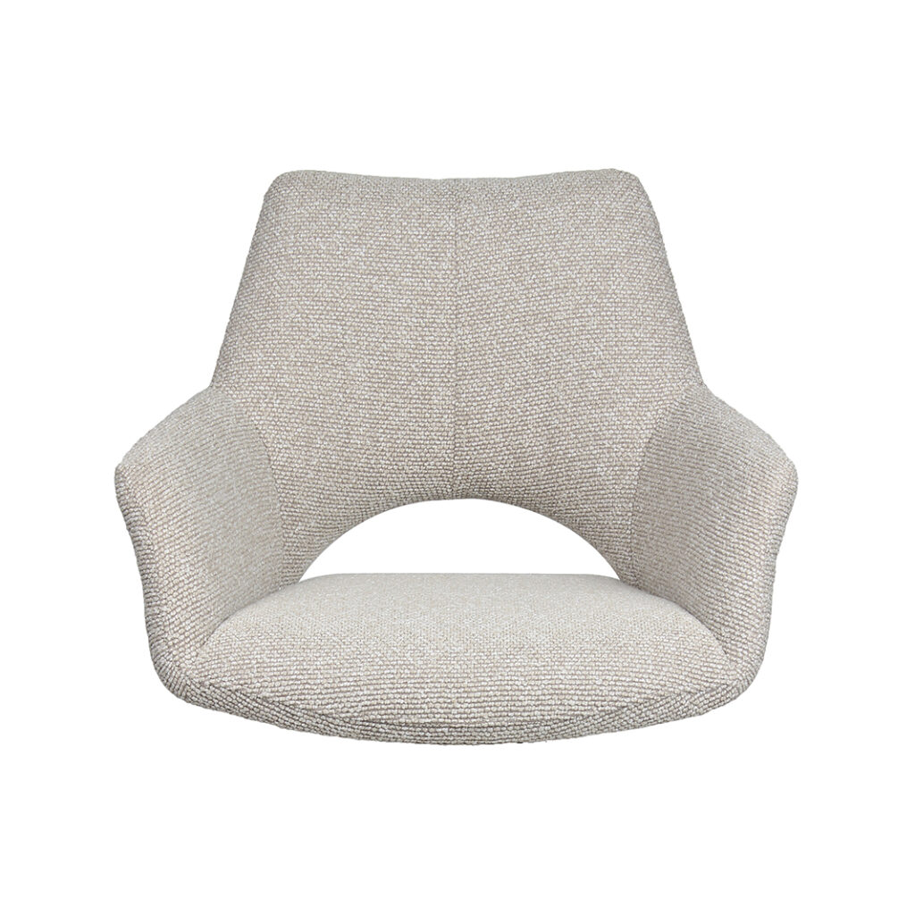 LABEL51 Eetkamerstoel The Chair Studio - Naturel - Royal Boucle - One Size