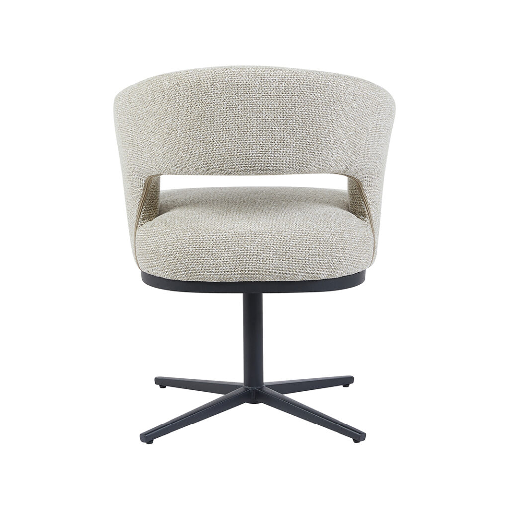 pro_105425_img_9395876 LABEL51 Eetkamerstoel Monaco - Naturel - Royal Boucle - Zwart Metaal