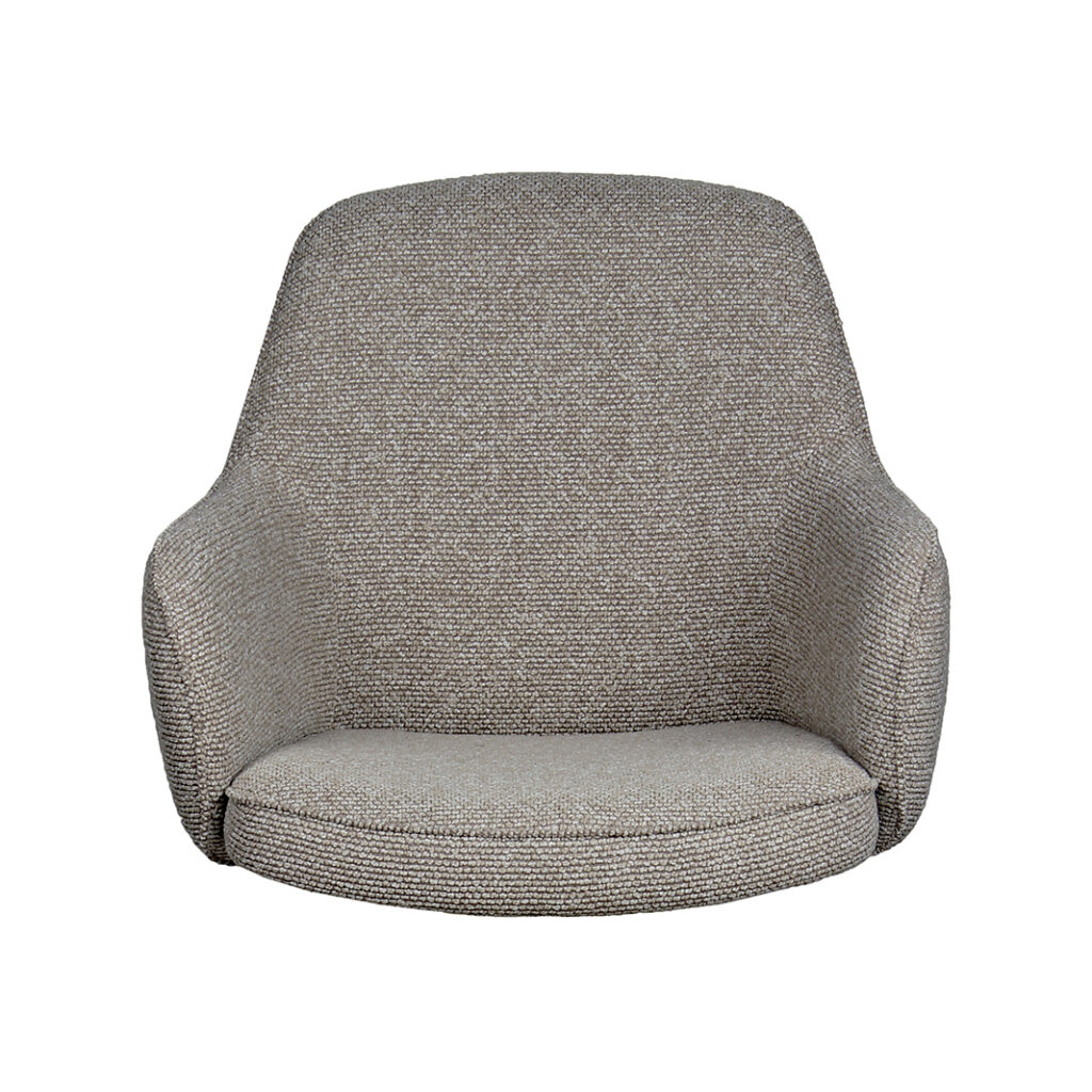 LABEL51 Eetkamerstoel The Chair Studio - Mushroom - Royal Boucle - One Size
