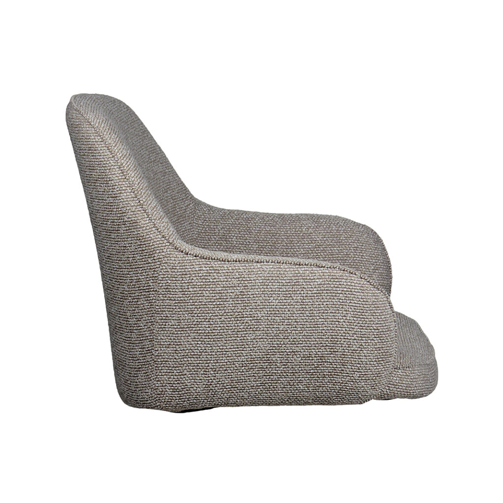 LABEL51 Eetkamerstoel The Chair Studio - Mushroom - Royal Boucle - One Size