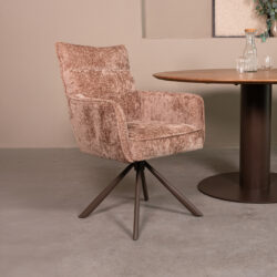pro_105445_img_9392907 LABEL51 Eetkamerstoel Dubai - Taupe - Haga - Brons Metaal