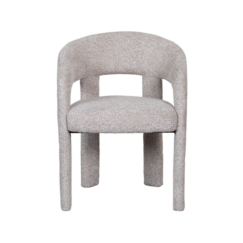 LABEL51 Eetkamerstoel Takara - Beige - Superb - Beige Stof