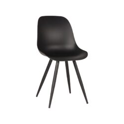 pro_1055_img_9395933 LABEL51 Eetkamerstoel Monza - Zwart - PP - Zwart Metaal