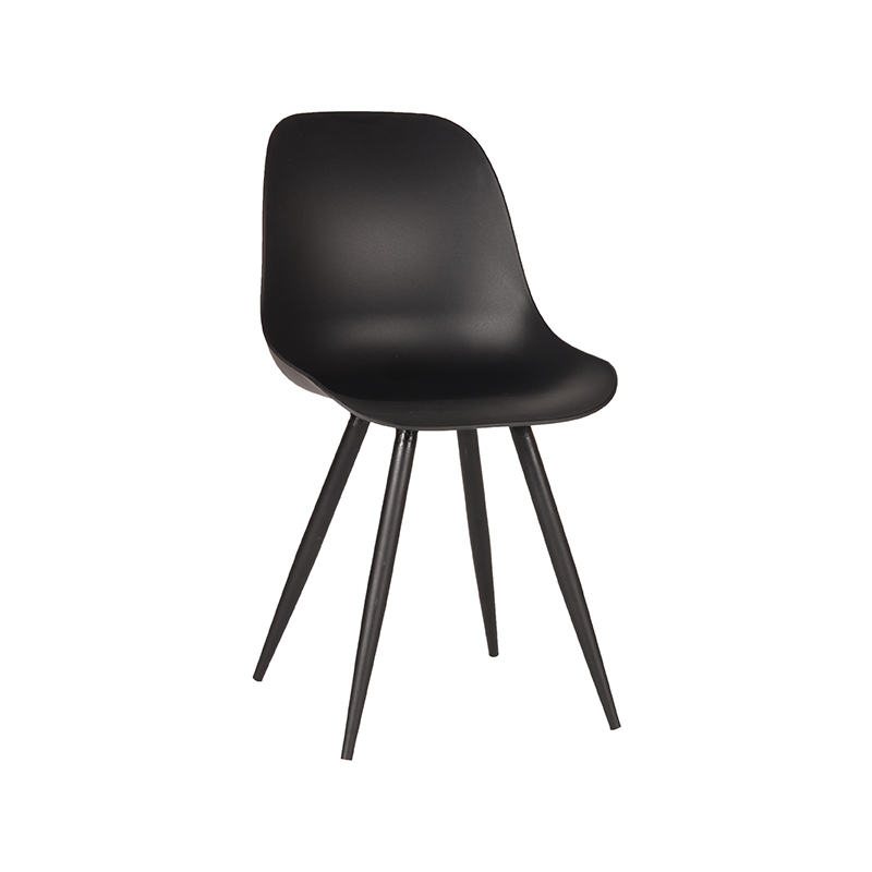 pro_1055_img_9395933 LABEL51 Eetkamerstoel Monza - Zwart - PP - Zwart Metaal