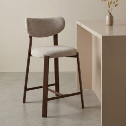 LABEL51 Barkruk Mika - Beige - Prestige - Laag