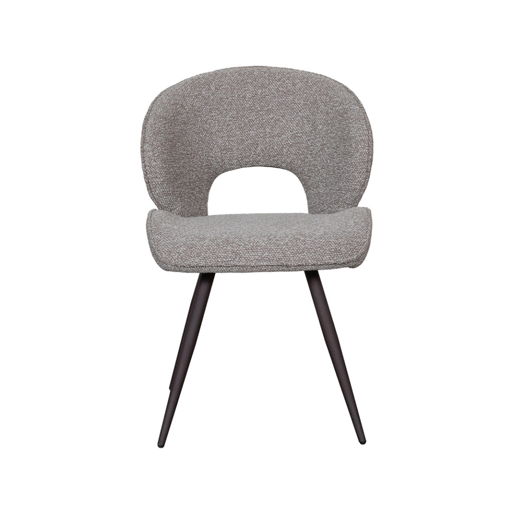 pro_107682_img_9397605 LABEL51 Eetkamerstoel Sakura - Mushroom - Royal Boucle - Brons Metaal
