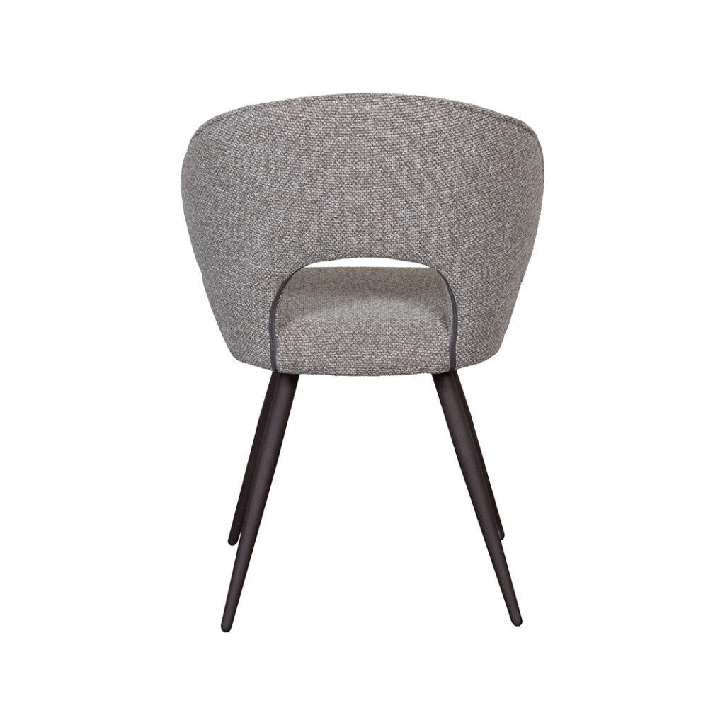 pro_107682_img_9397607 LABEL51 Eetkamerstoel Sakura - Mushroom - Royal Boucle - Brons Metaal