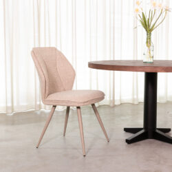 pro_107705_img_9397984 LABEL51 Eetkamerstoel Silvain - Naturel - Royal Boucle - Taupe Metaal