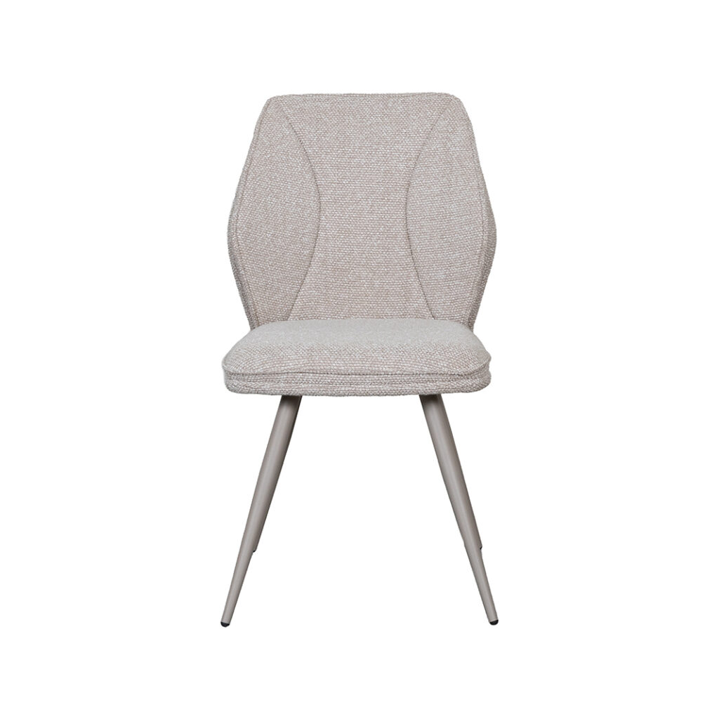 pro_107705_img_9397986 LABEL51 Eetkamerstoel Silvain - Naturel - Royal Boucle - Taupe Metaal