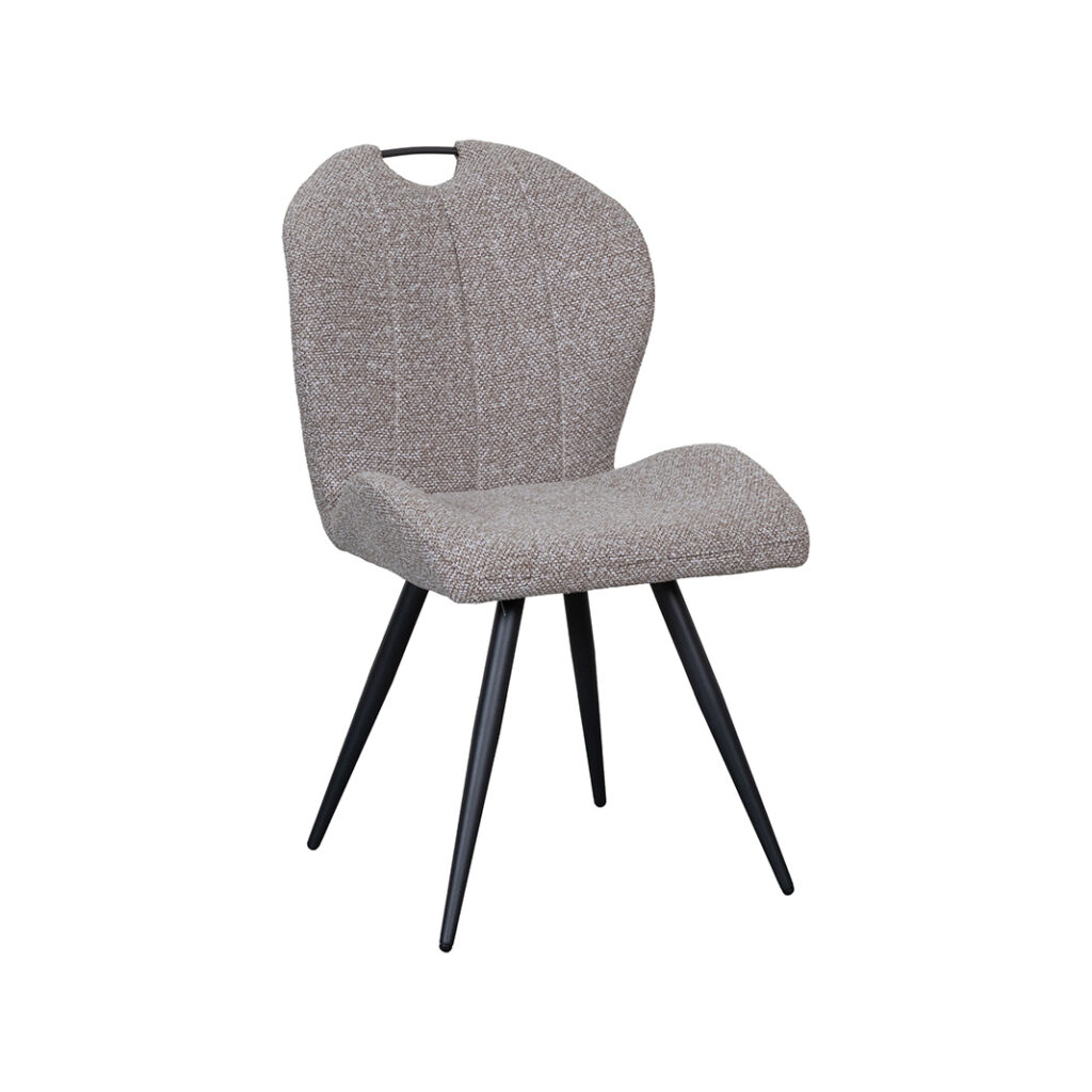 pro_107711_img_9397945 LABEL51 Eetkamerstoel Silly - Mushroom - Royal Boucle - Zwart Metaal