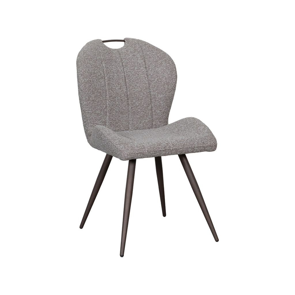 LABEL51 Eetkamerstoel Silly - Mushroom - Royal Boucle - Brons Metaal