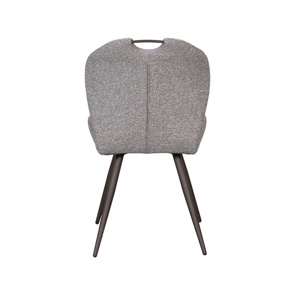 LABEL51 Eetkamerstoel Silly - Mushroom - Royal Boucle - Brons Metaal