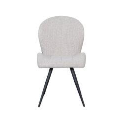 pro_107717_img_9397936 LABEL51 Eetkamerstoel Sil - Naturel - Royal Boucle - Zwart Metaal
