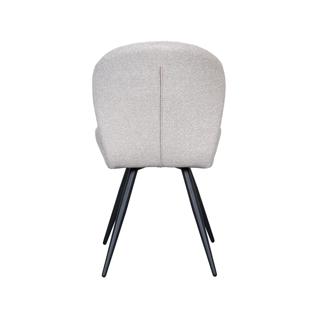 pro_107717_img_9397938 LABEL51 Eetkamerstoel Sil - Naturel - Royal Boucle - Zwart Metaal