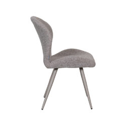 pro_107718_img_9397932 LABEL51 Eetkamerstoel Sil - Mushroom - Royal Boucle - Taupe Metaal