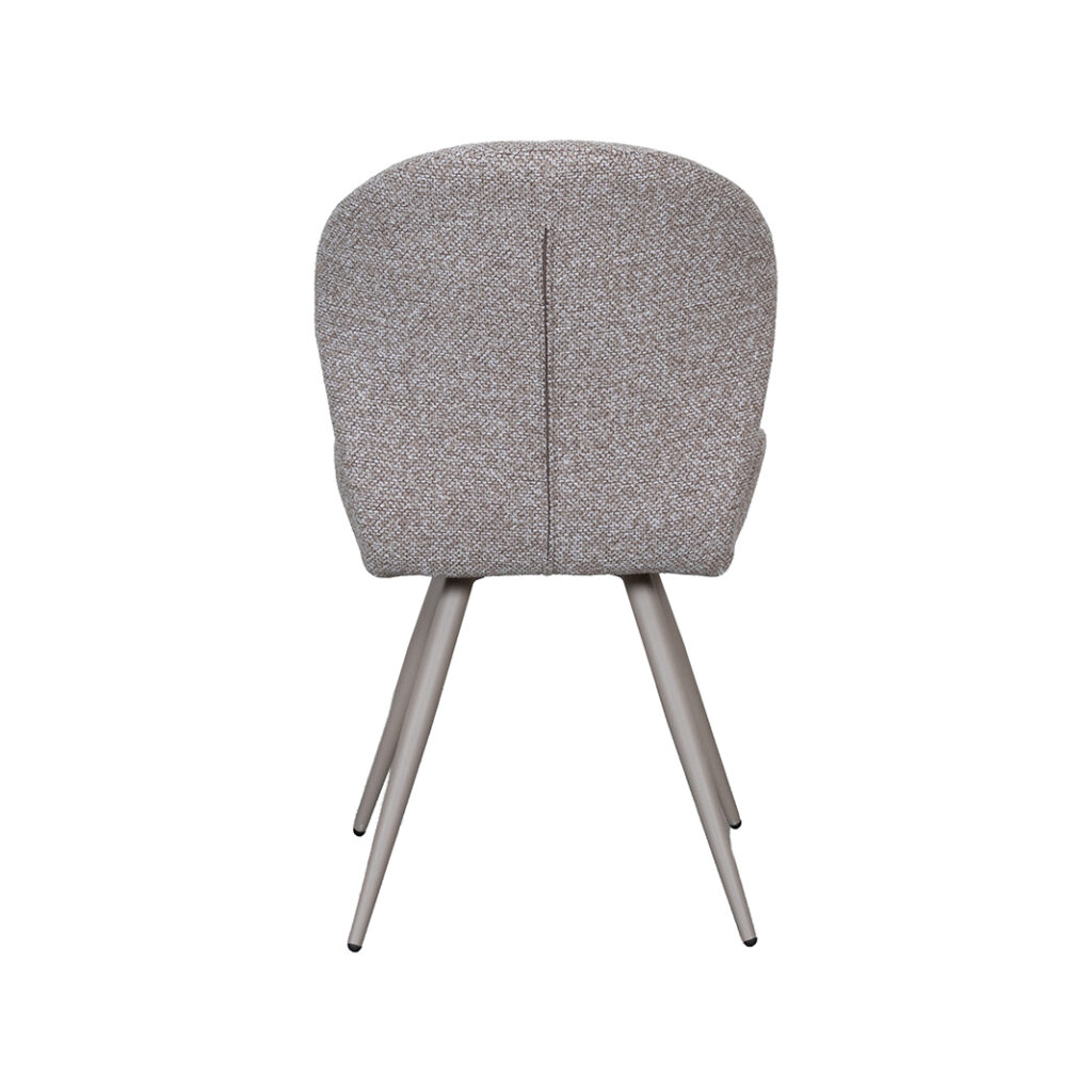 pro_107718_img_9397933 LABEL51 Eetkamerstoel Sil - Mushroom - Royal Boucle - Taupe Metaal