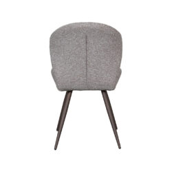 LABEL51 Eetkamerstoel Sil - Mushroom - Royal Boucle - Brons Metaal