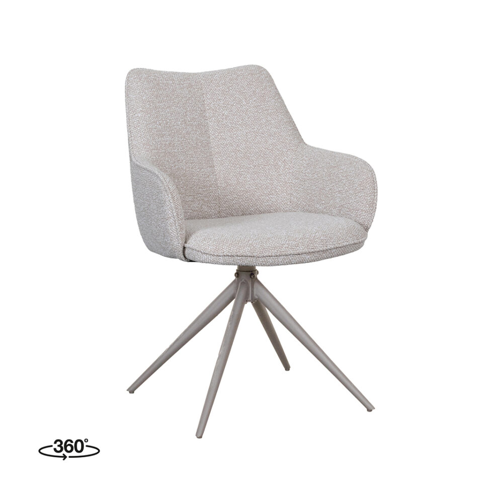 pro_108863_img_9397739 LABEL51 Eetkamerstoel Sawa - Naturel - Royal Boucle - Taupe Metaal
