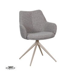 pro_108866_img_9397724 LABEL51 Eetkamerstoel Sawa - Mushroom - Royal Boucle - Taupe Metaal