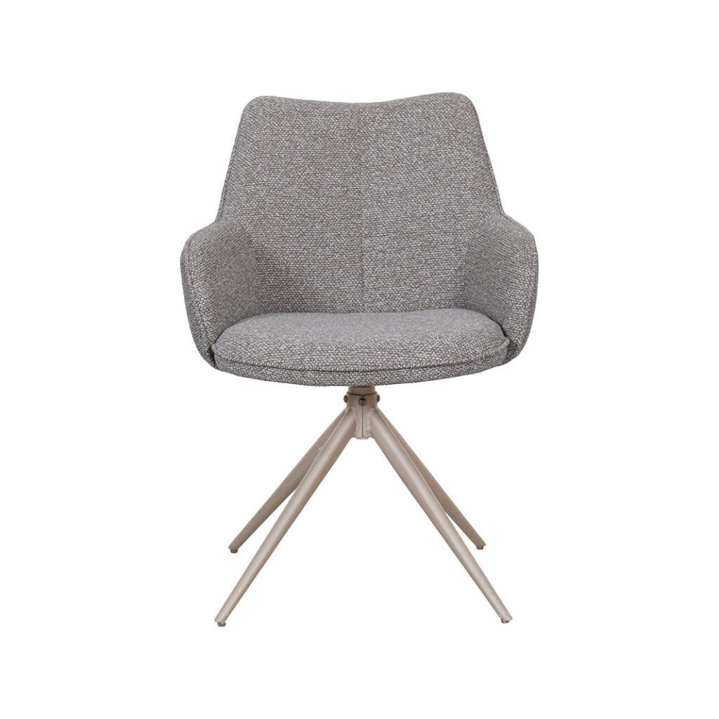 pro_108866_img_9397726 LABEL51 Eetkamerstoel Sawa - Mushroom - Royal Boucle - Taupe Metaal