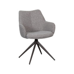 pro_108867_img_9397720 LABEL51 Eetkamerstoel Sawa - Mushroom - Royal Boucle - Brons Metaal