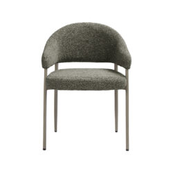 pro_109271_img_9398175 LABEL51 Eetkamerstoel Sora - Mushroom - Royal Boucle - Taupe Metaal